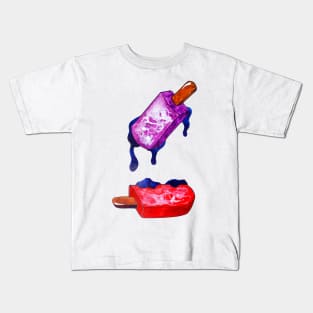 Popsicles Melting Kids T-Shirt